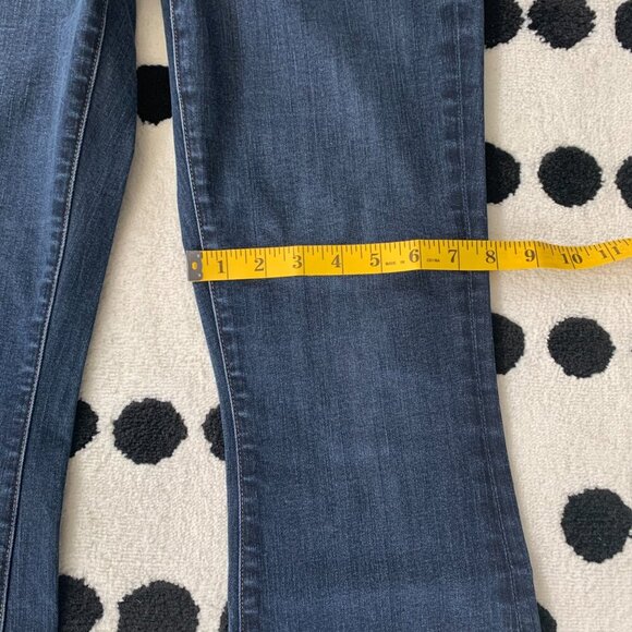 Rich & Skinny Dusty Star Dark Wash Denim Bootcut Long Jeans - Picture 14 of 16